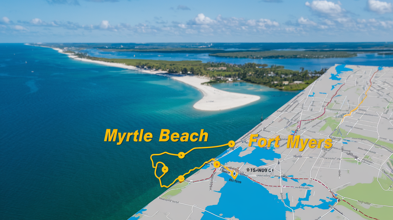 Mileage from Myrtle Beach to Fort Myers: Distance & Travel Tips