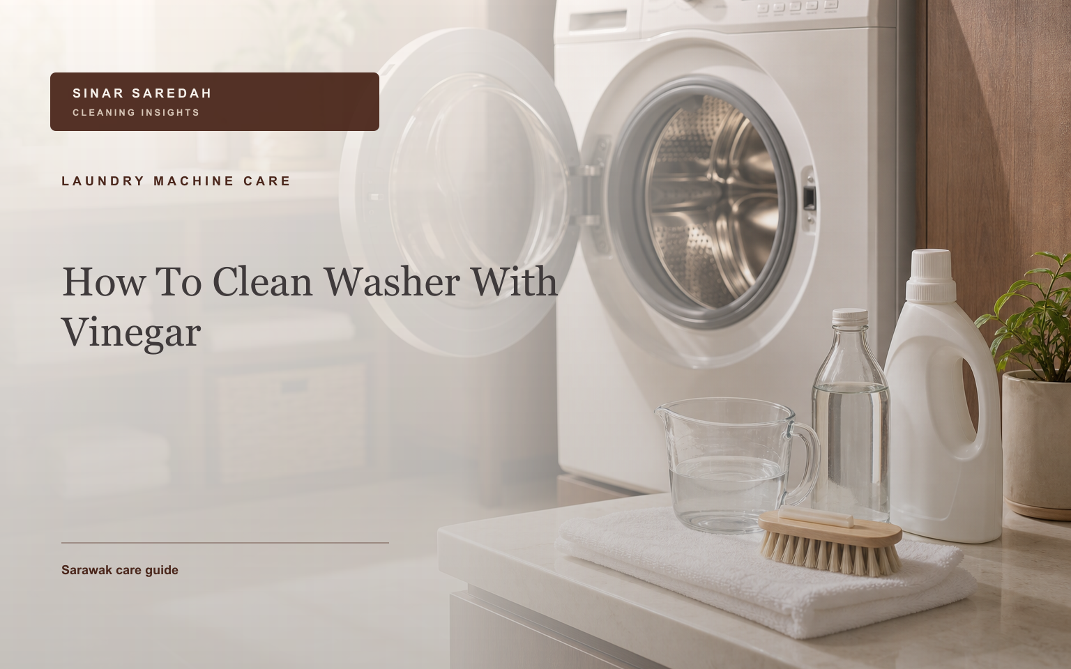 How To Clean Washer With Vinegar | Sinar Saredah