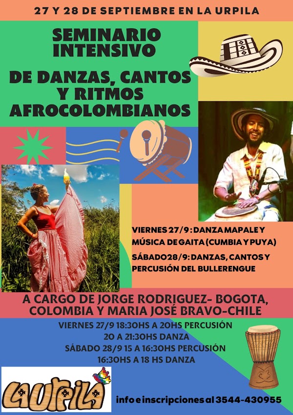 Seminario intensivo de ritmos, cantos y danzas afrocolombianas