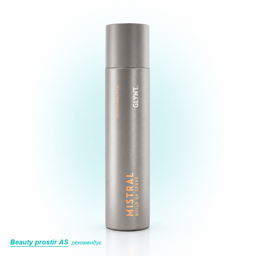 GLYNT Лак екстра-сильної фіксації MISTRAL Build up Spray 500 мл h6 — 500 мл