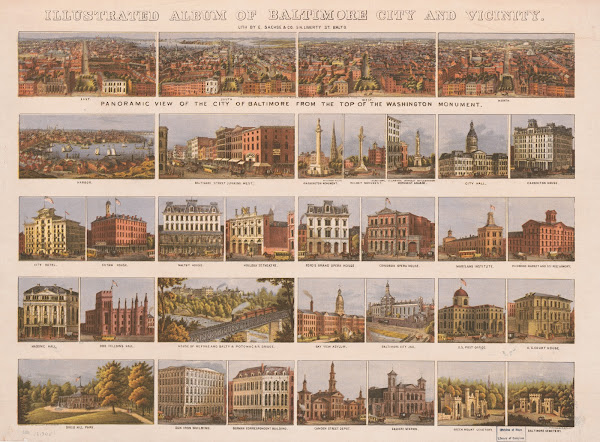 Illustrated album of Baltimore City and vicinity 1872