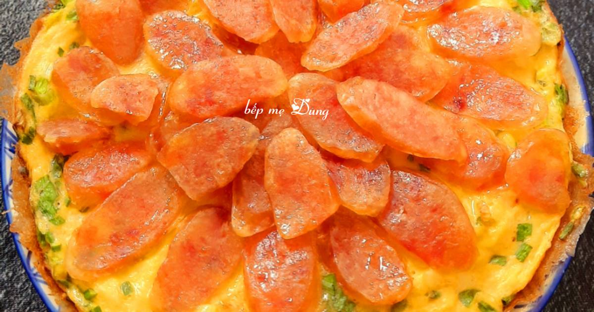 Trứng chiên lạp xưởng