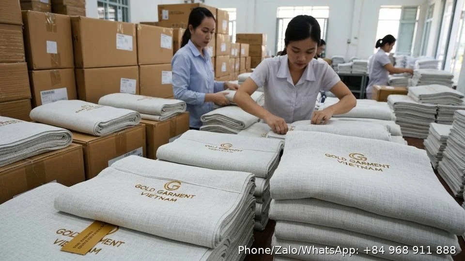 Pure Linen Fabric - Gold Garment Vietnam