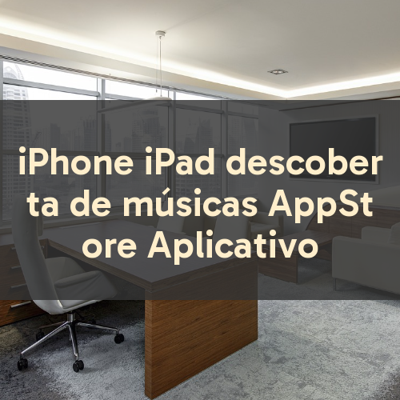 descoberta de músicas miniatura