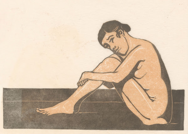 Zittende naakte vrouw 1884   1952