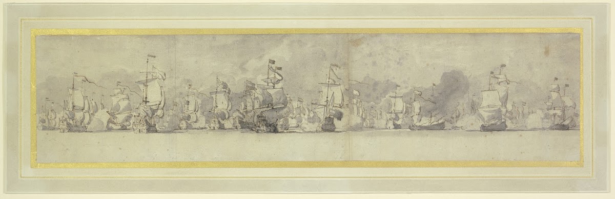 Anglo holländische Seeschlacht ca 1672 1673
