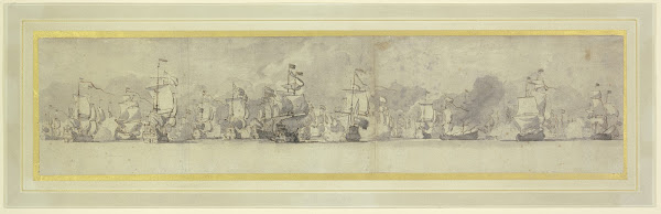 Anglo holländische Seeschlacht ca 1672 1673