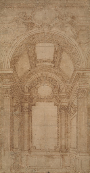 Design for an Elaborate Barrel Vaulted Chapel 14811536
