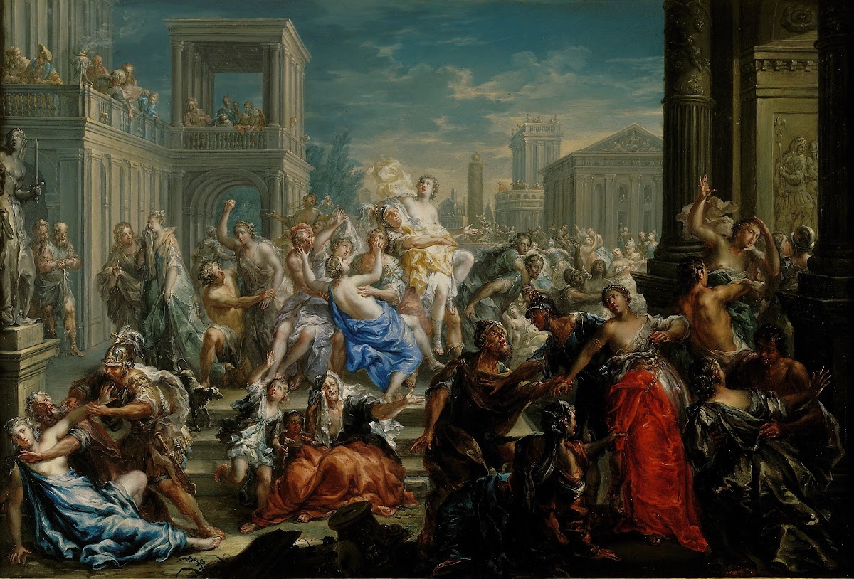 The Rape of the Sabine women 18th century