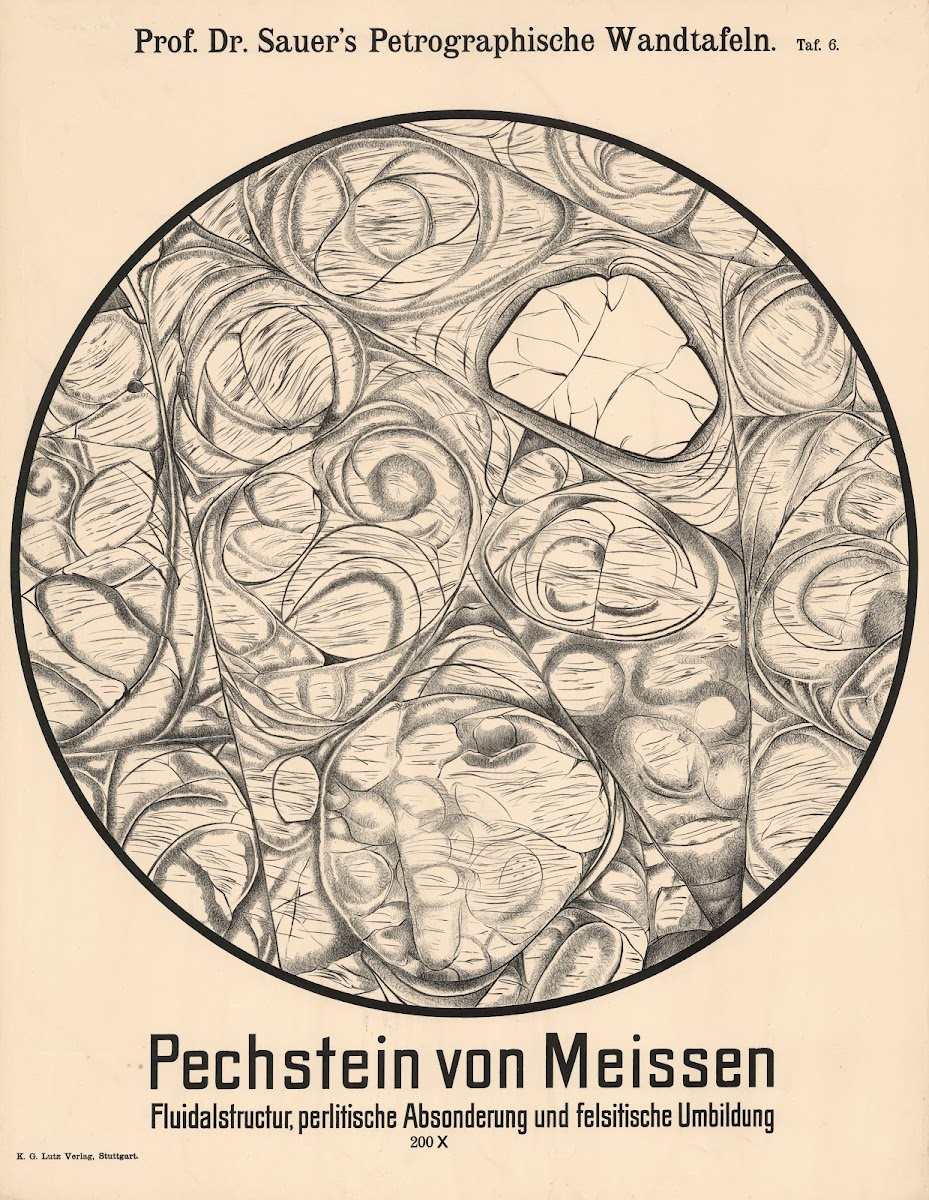 Pitchstone from Meissen 1907
