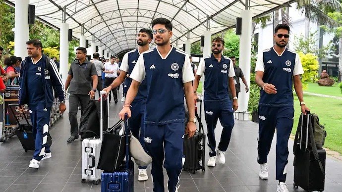 Team India Arrives in Sri Lanka for Crucial Test Series