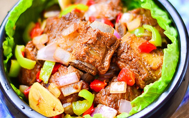 Sườn Non Om Cay