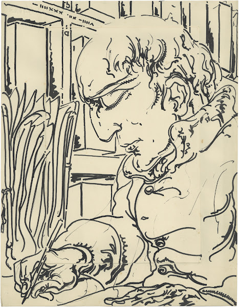 Schrijvende man 1934