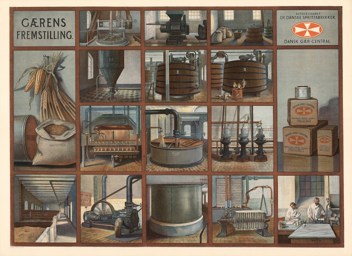 Yeast production 1932