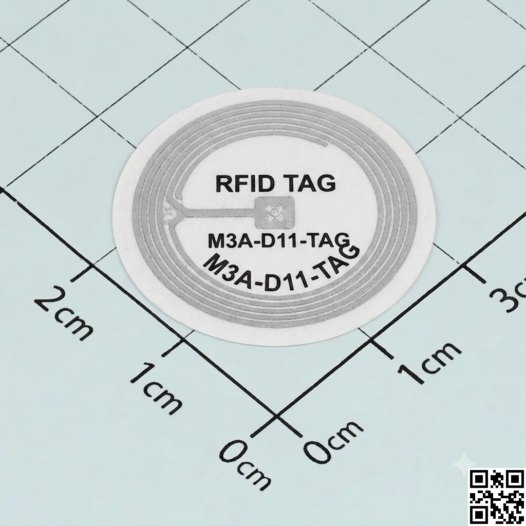 Nhãn NFC IC RFID Tag 25mm 13.56Mhz