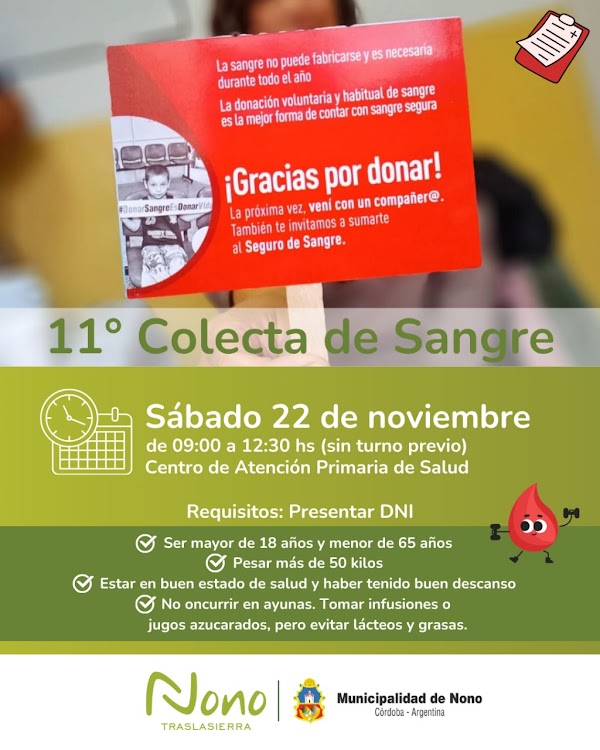 11° Colecta de Sangre 💪🏻🩸