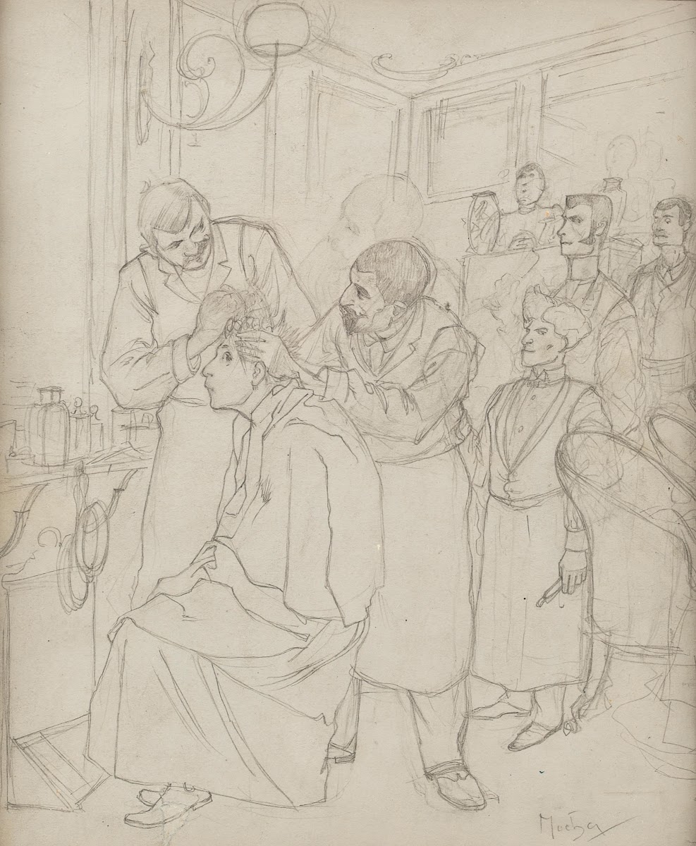 Study for Premier Shampooing dAbsalon 1891