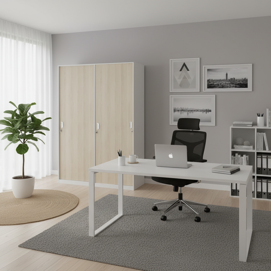 RADAR Color Full Height Four-Door Sliding (File) Cabinet