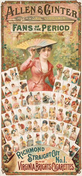 Allen  Ginter Richmond Virginia fans of the period 1885