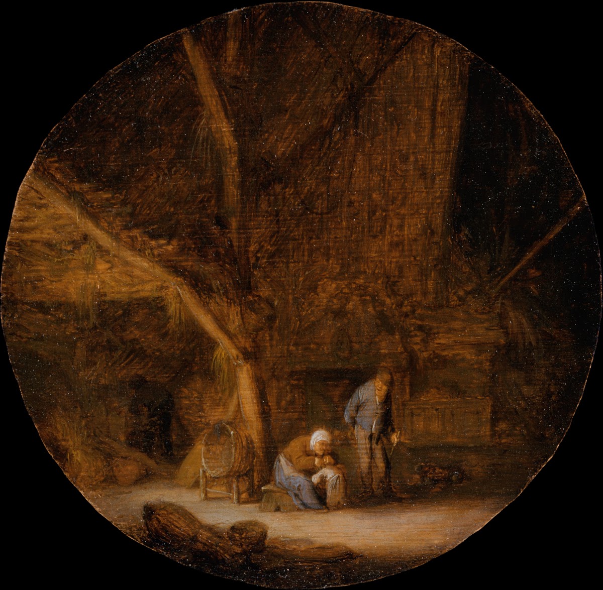 Interior with a Peasant Family 1637