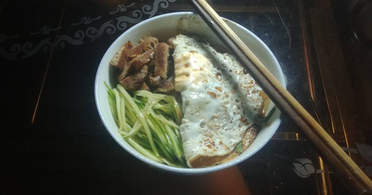 Bún nước tương eatclean