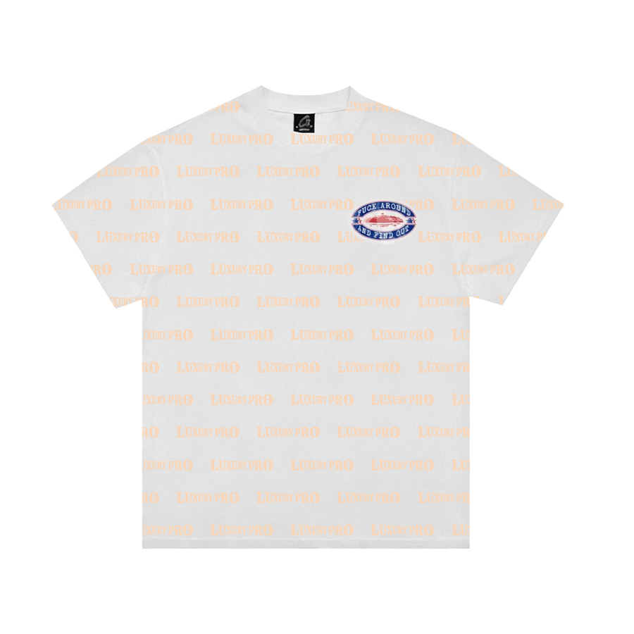 AOP Embroidered Short Sleeve