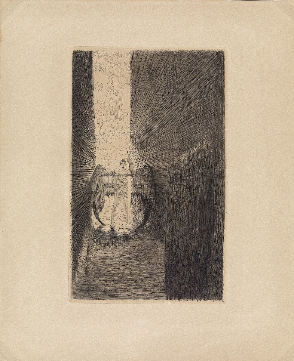 Wächter des Paradieses ca 1889