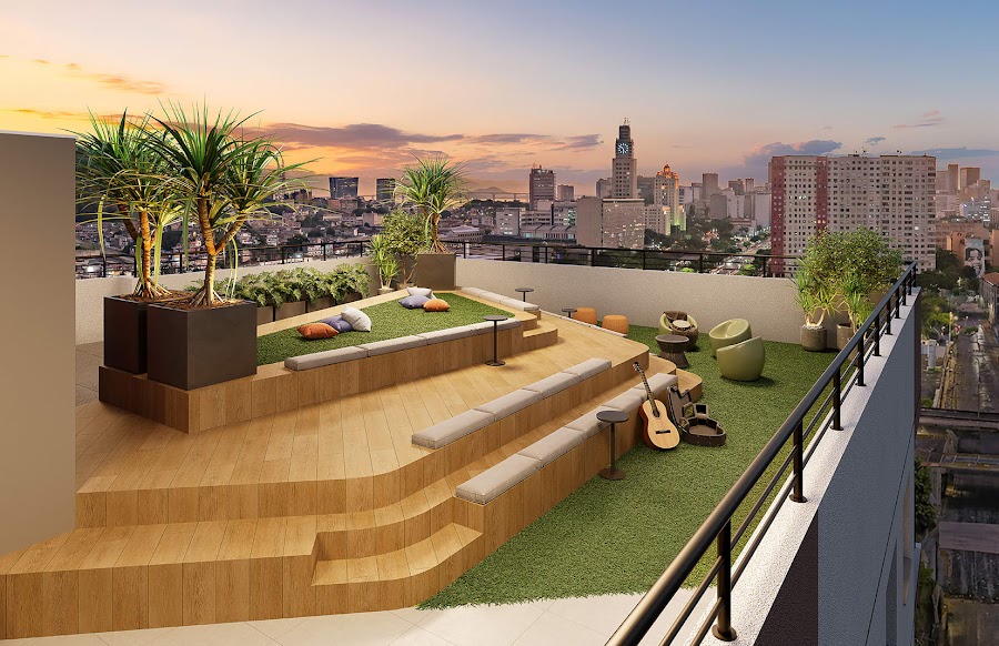 Rooftop panorâmico