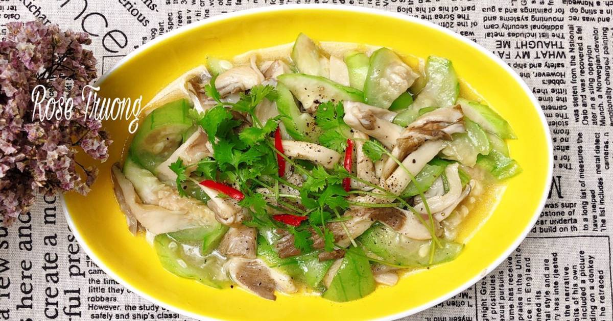 Mướp Xào Nấm Dai