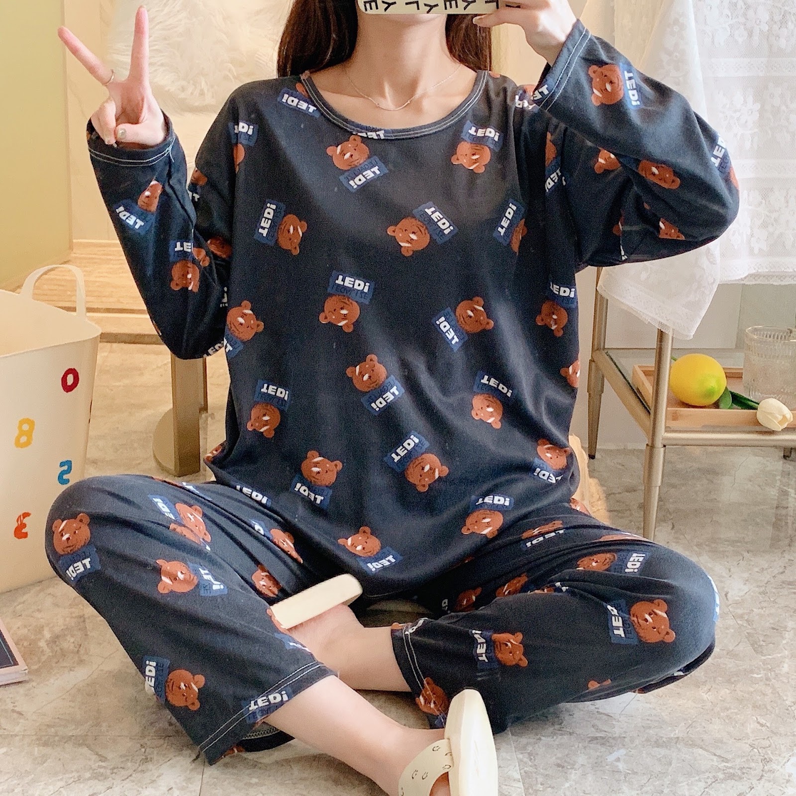 Women's jumpsuit, long-sleeved, versatile