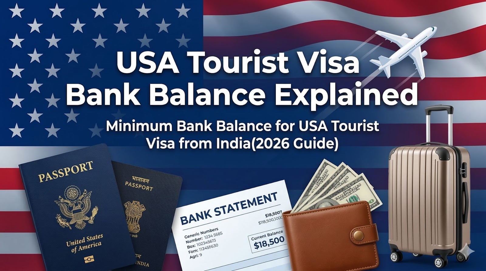 Minimum Bank Balance for USA Tourist Visa from India – Complete Guide (2026)