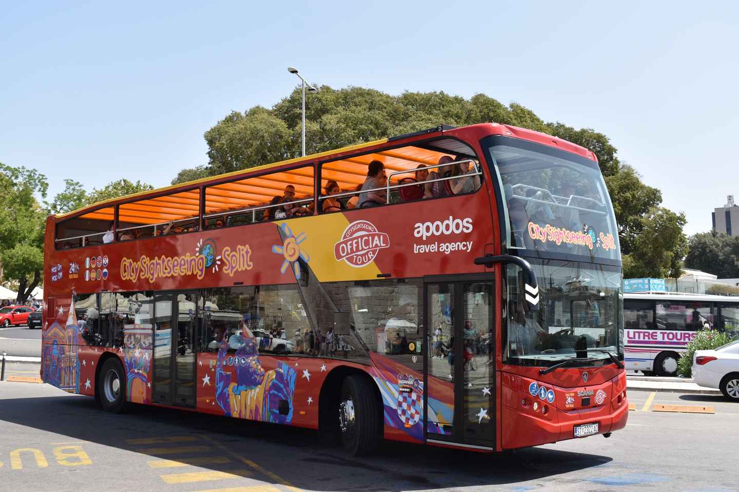 -Retraités, Groupe Week-end Croatie-Carte de transport Split