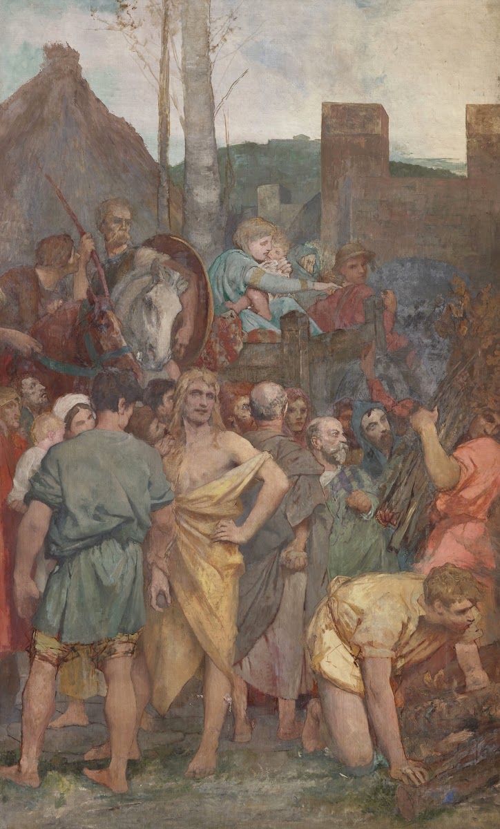 Sainte Geneviève calmant les Parisiens 1874 1891