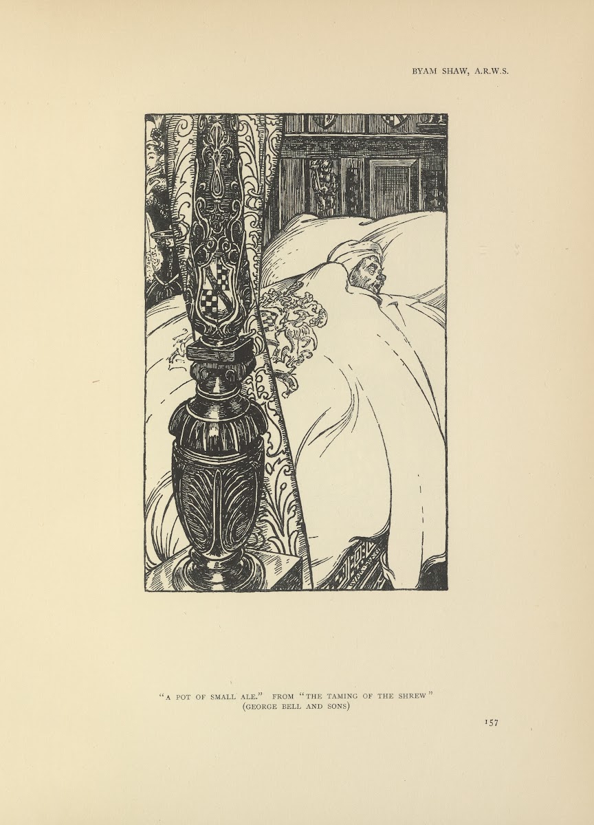 A pot of small ale  The taming of the shrew 1914