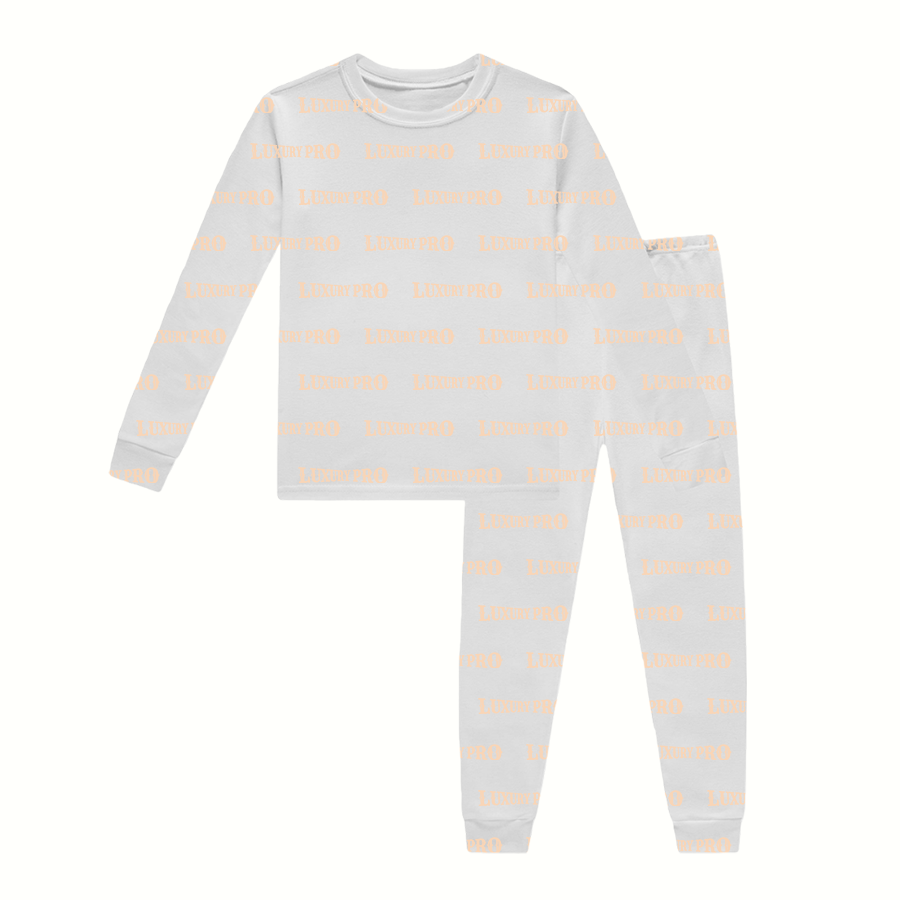 AOP Children's Long Sleeve & Sweatpants Pajama Set