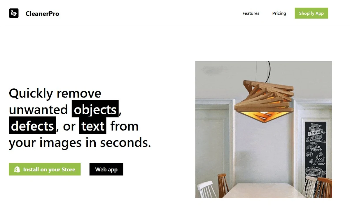 Captura de CleanerPro Image Editor