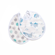 Children's bib Twins cotton waterproof 2 pcs boy