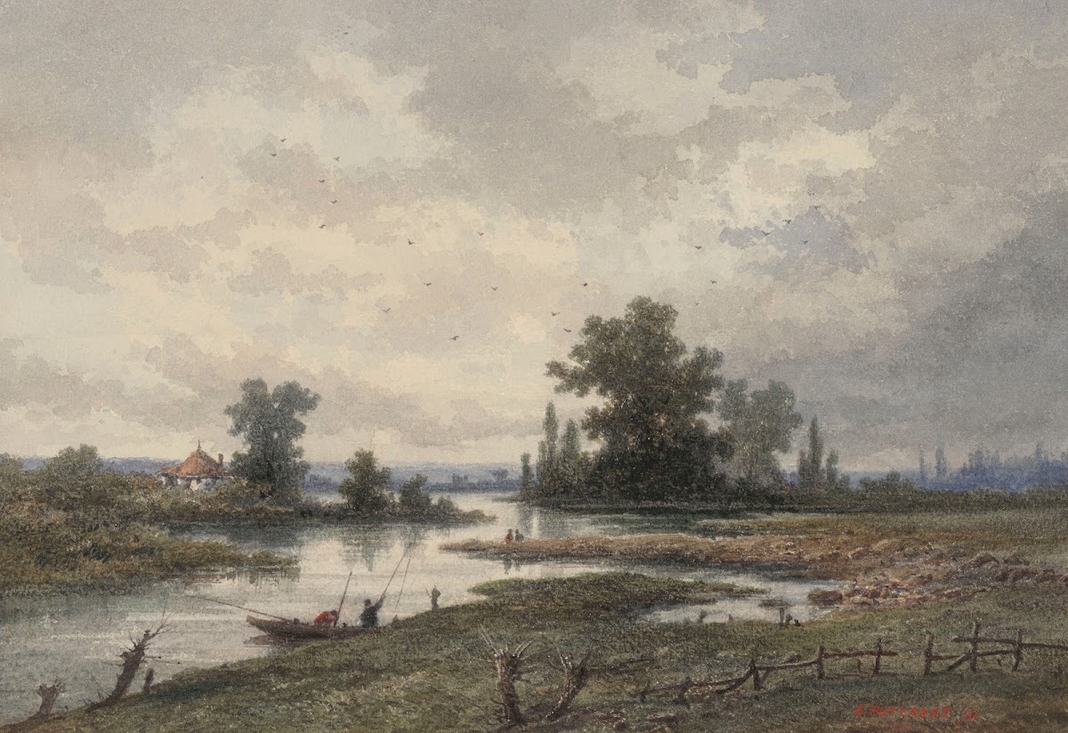 The River Lys near Ghent 1870