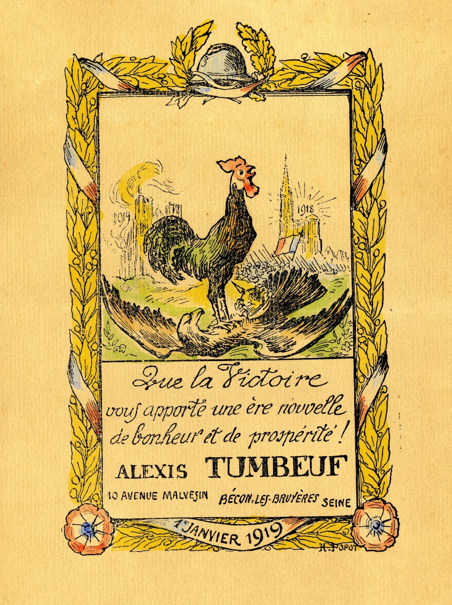 Que La Victoire Vous Apporte Une ÈRe Nouvelle De Bonheur Et De ProspéRité  1919