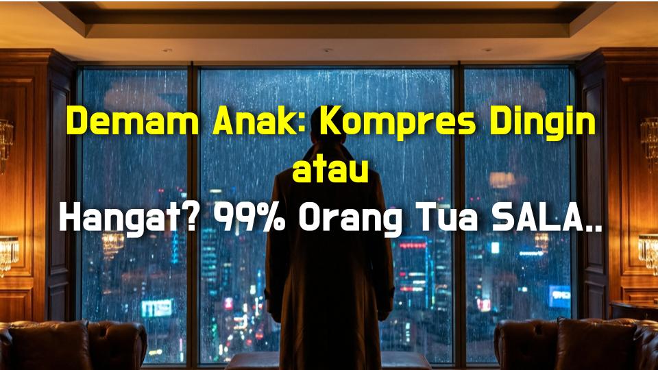 Demam Anak: Kompres Dingin atau Hangat? 99% Orang Tua SALAH BESAR!