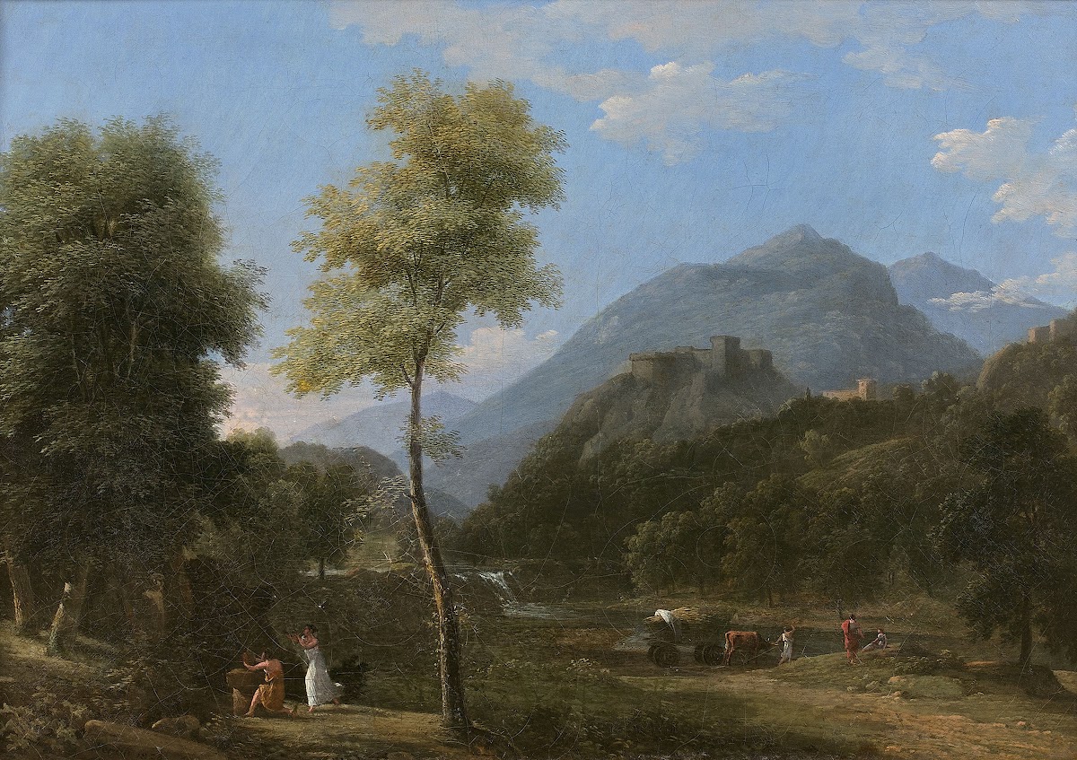 Paysage classique animé