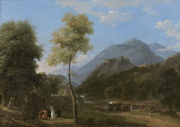 Paysage classique animé