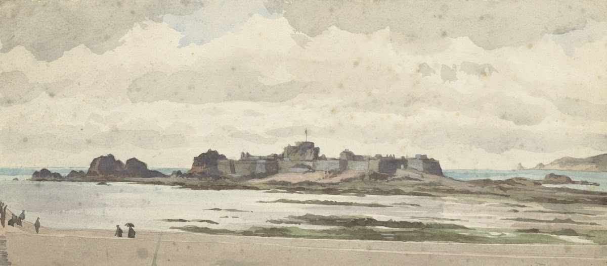 Castle or Fortress on the Coast 1846   1902
