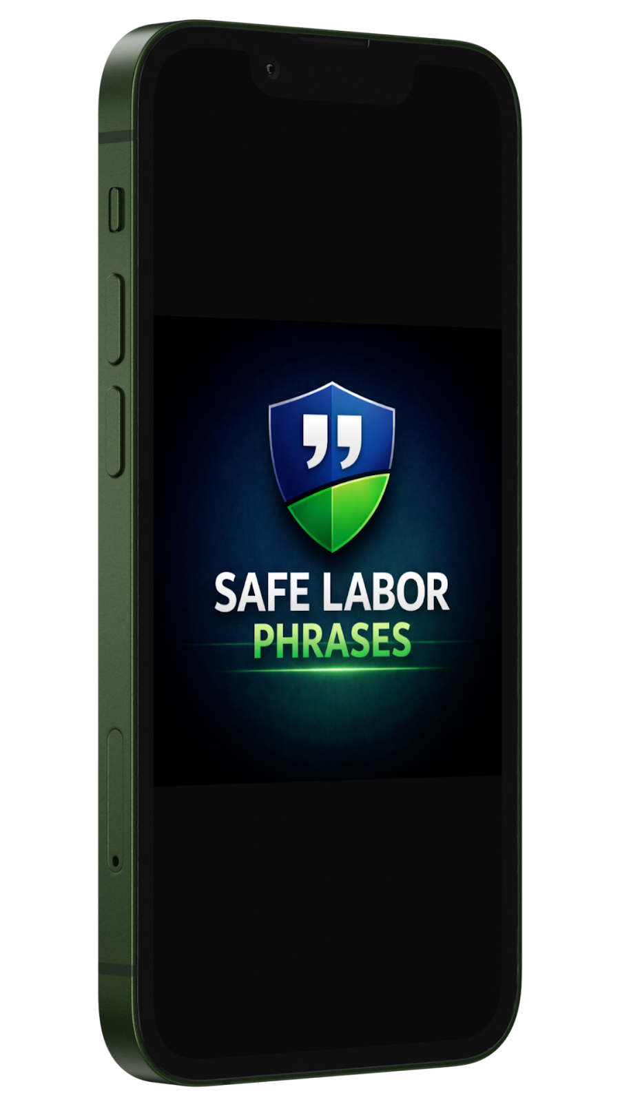 Safe Labor Phrases mockup