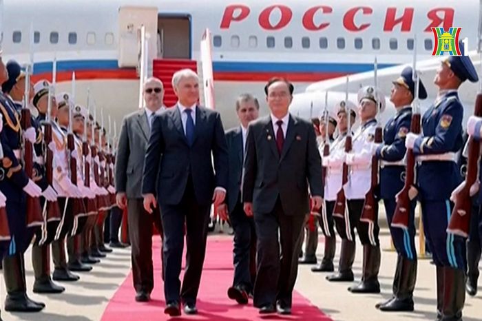 Chủ tịch Duma quốc gia Nga thăm Triều Tiên - Đài Phát thanh và truyền hình Hà Nội