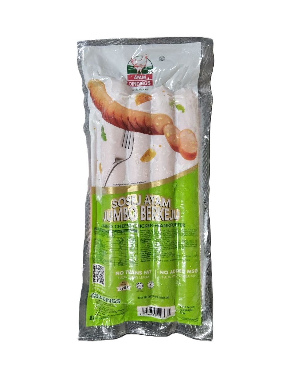 Dinding Jumbo Cheese Chicken Frankfurter 800g