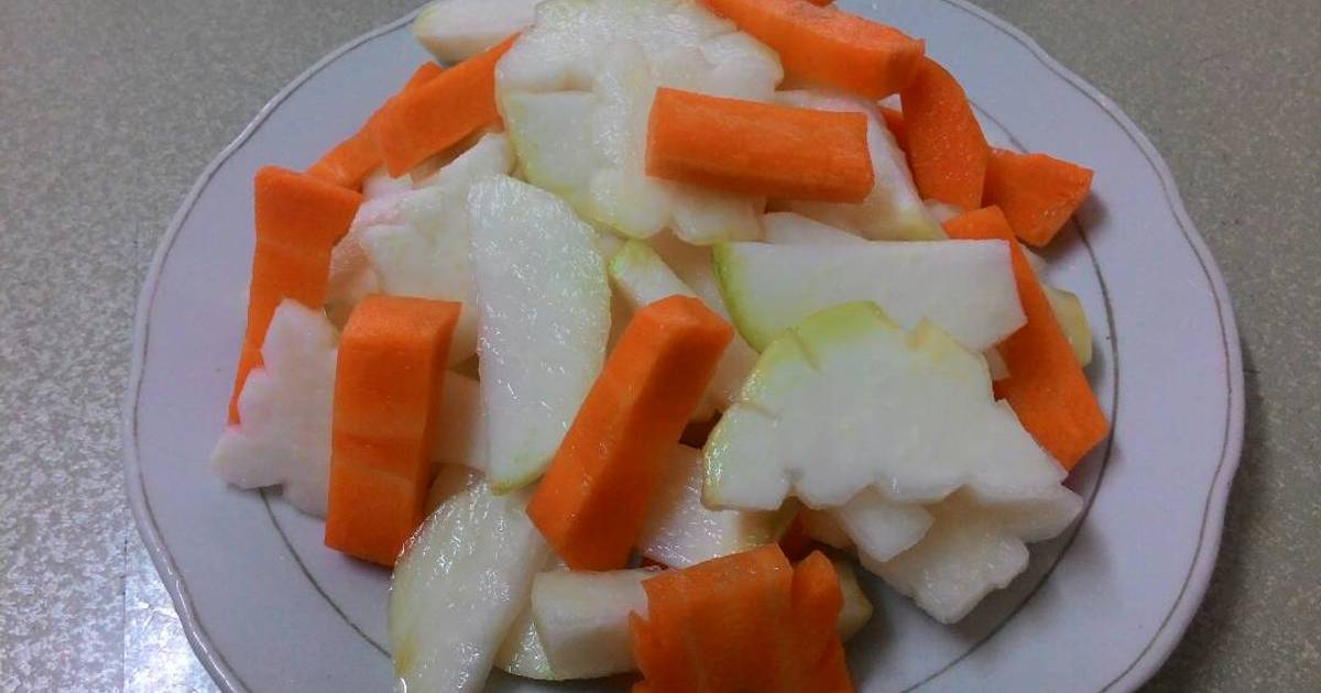 Su hào cà rốt muối xổi