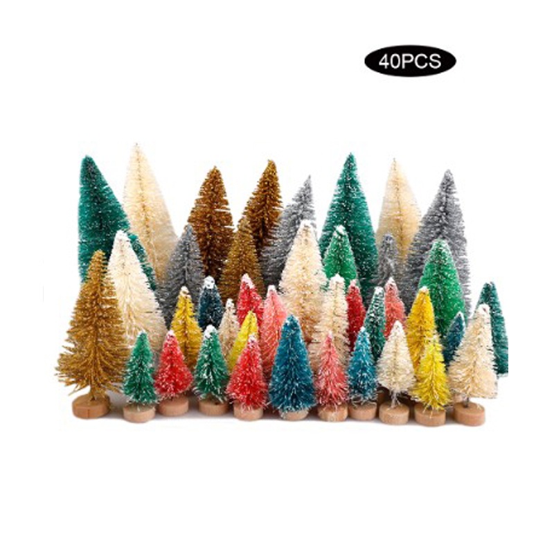 Mini Christmas tree made of sisal for decoration