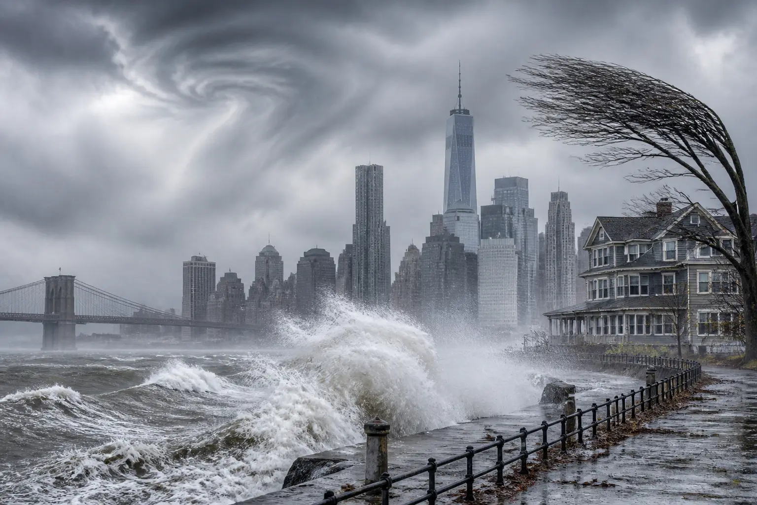 Editorial image for Nor'easter threatens New York, Boston with high winds and flooding