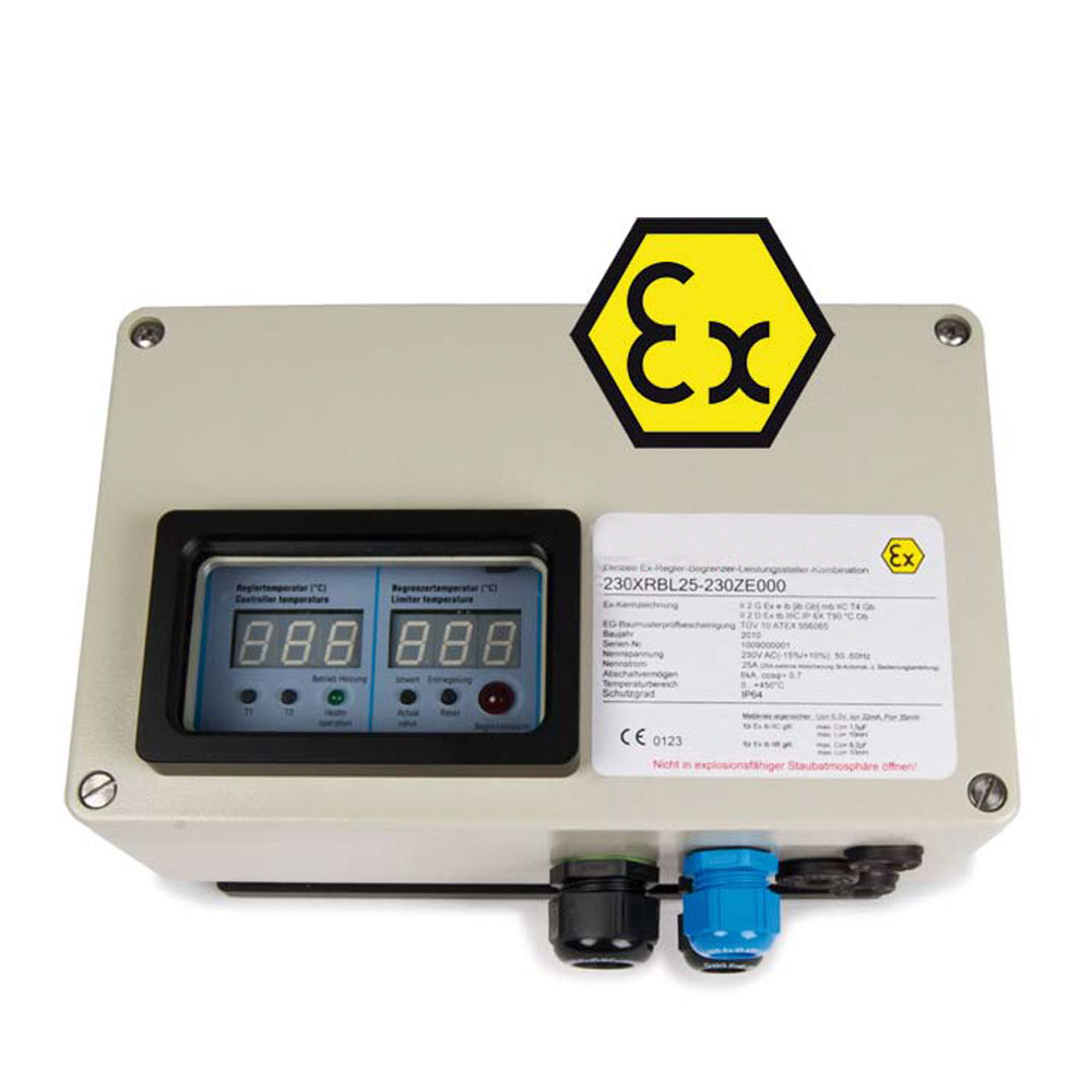 Digitale ATEX temperatuurcontroller (0-450°C) – IP64